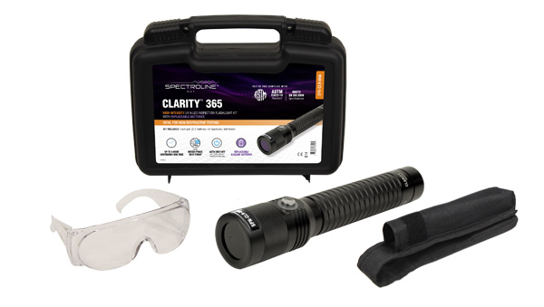 碱性电池版的SPN-CLR365紫外线手电筒配置