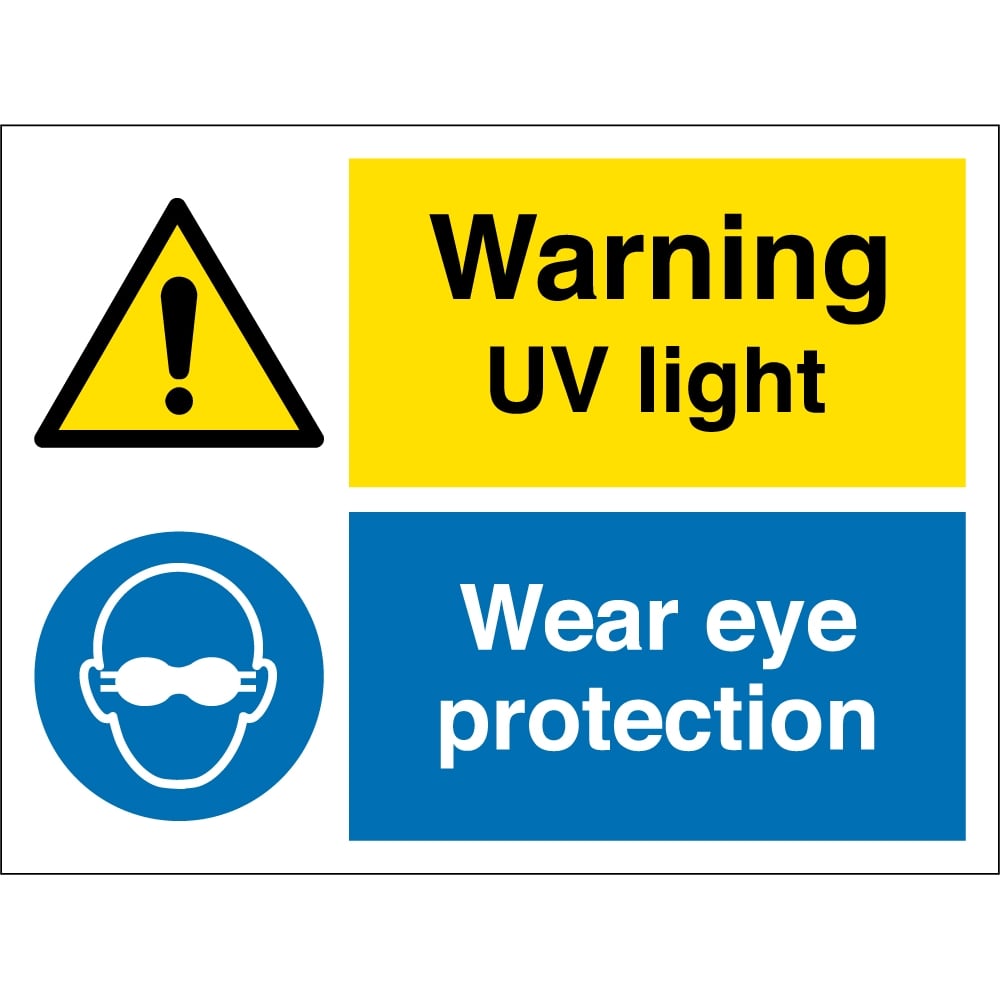 病房的紫外线照明警告标志