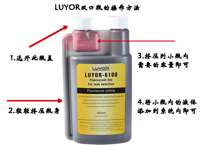 LUYOR-6200水基荧光检漏剂